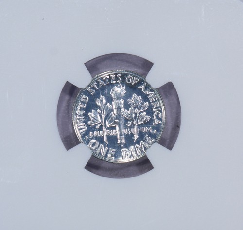 1956 Roosevelt Dime 10c NGC PF69 PR69 Star - WOW! - Picture 4 of 4