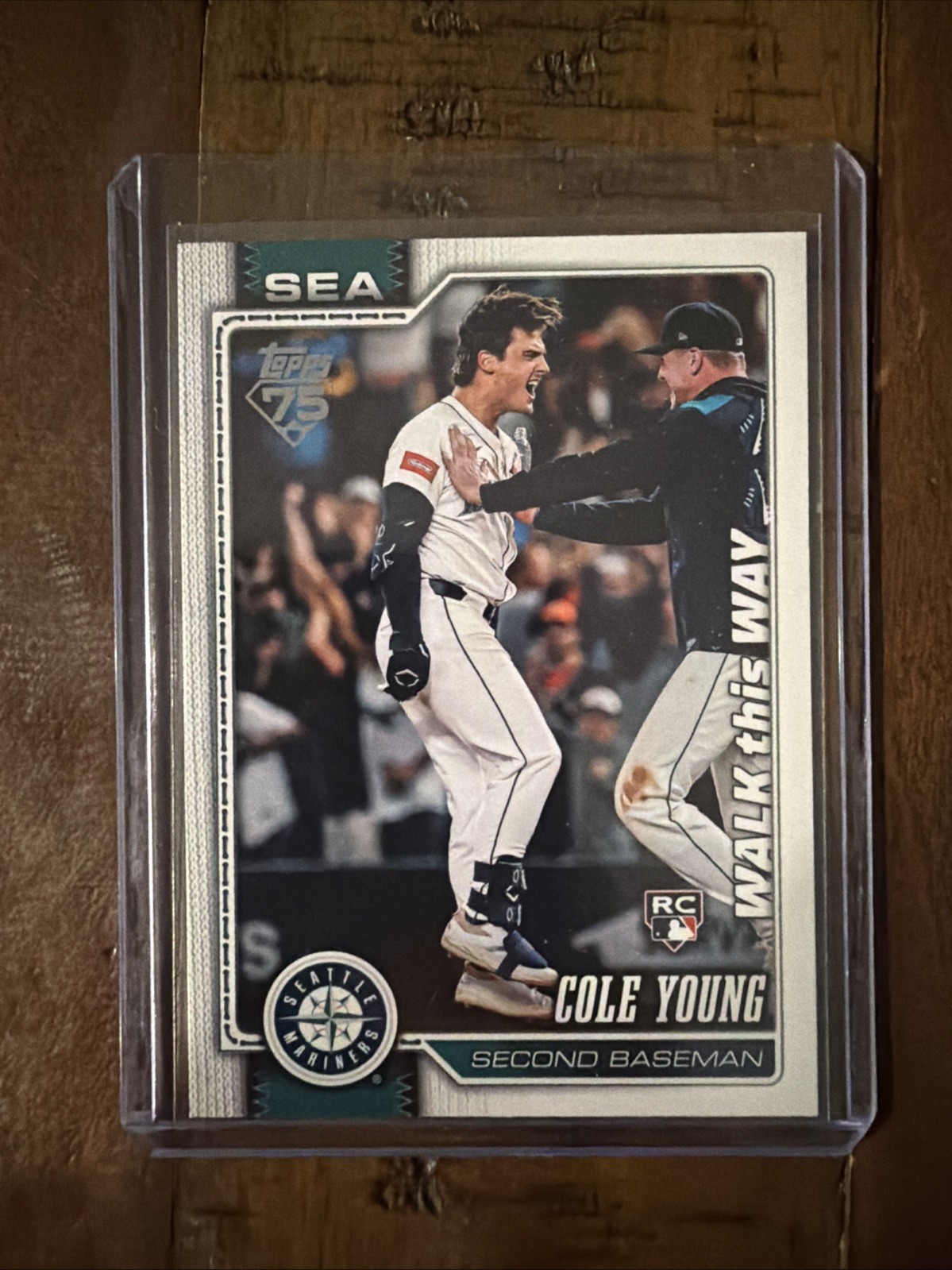 2026 Topps Series 1 - Walk This Way Variation Cole Young #129 (RC)