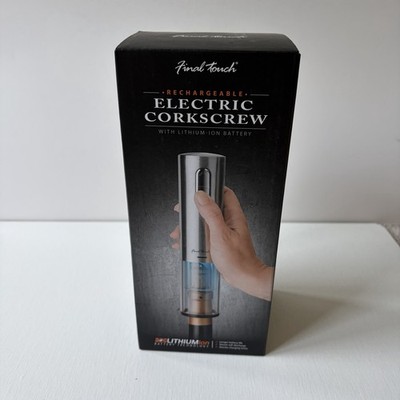 Final Touch Rechargeable Electric Corkscrew