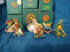 Lot of 6 - Boyds Bears Friends Orements See Pictures W/ Boxes