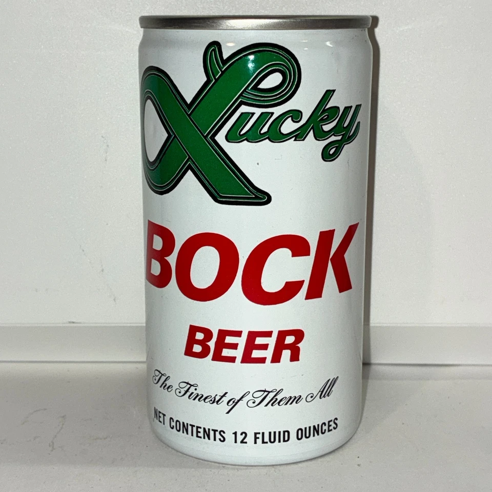 Lucky Bock beer can, bottom opened - Image 3 of 4