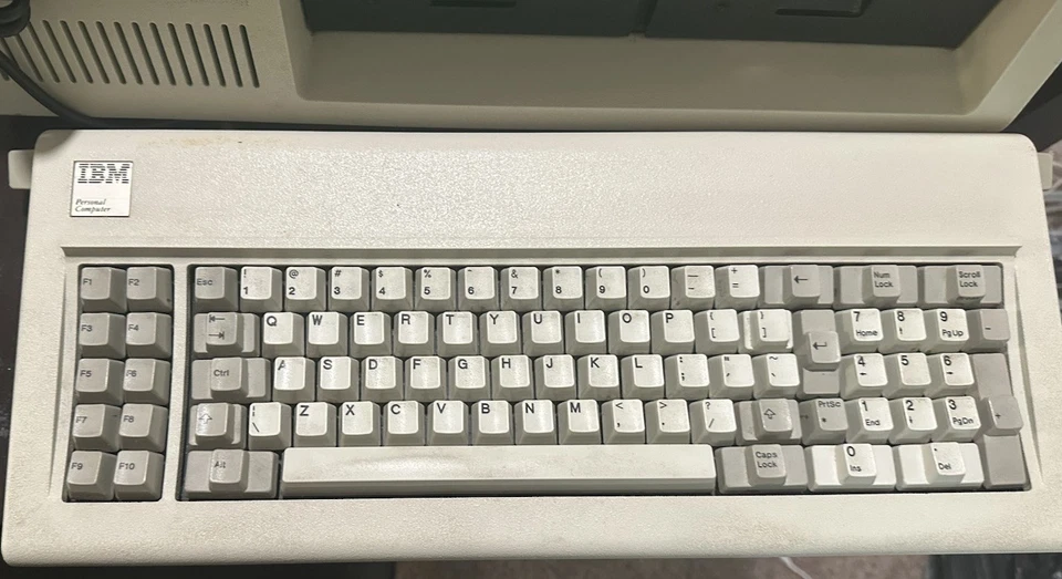 IBM 5151 Monitor, 5150 Computer & Original Tastatur! Funktioniert! Original Set Up 1981 - Bild 4 von 4