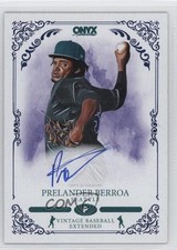 2022 Onyx Vintage Extended Auto Blue Ink /400 Prelander Berroa #VAPB Auto s5q