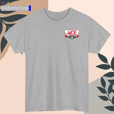 OLD ACE Hardware Small Logo Black/White/Grey/Navy/Red/Light Blue T-Shirt S-5XL