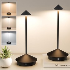 2 Pack Cordless Table Lamp, 6000mAh Rechargeable Battery Operated Desk Lamp,