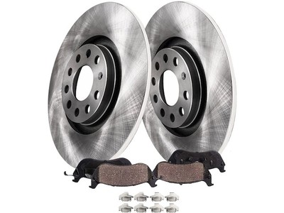 Rear Brake Pad and Rotor Kit For 2007-2008 VW Eos VK459TY