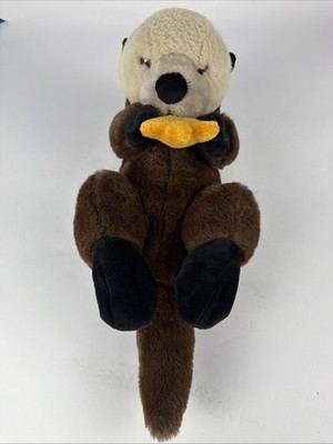 Wild Republic Ecokins Sea Otter with Starfish Plush 15'' Soft Stuffed Animal Toy