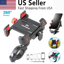 Universal Bike Cell Phone Holder Aluminum Handlebar Mount for Bicycle Motorcycle