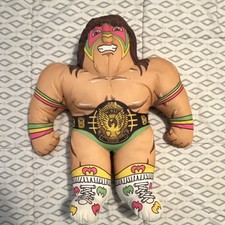 Tonka WWF Ultimate Warrior Wrestling Buddies Stuffed Wrestler 1991