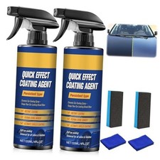 2Pcs Advanced Car Quick-Acting Coating Agent Spray, Car Scratch Wax Polish