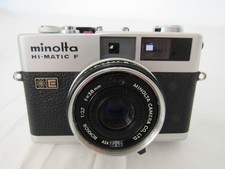 MINOLTA HI MATIC F 35MM FILM CAMERA 38MM F/2.7 WITH FLASH