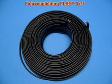 FLRYY 3x1&sup2; mm Fahrzeug Kabel Flach Schwarz f&uuml;r Anh&auml;nger Trailer Neu Neu L0301F