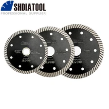 Diamond Cutting Disc Ø105/115/125mm Super Thin Turbo Saw Blade for Tiles