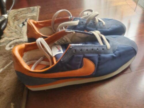 Zapatos Vintage 12 Naranja Y Azul Leer | eBay