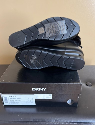 DKNY Women's Abri Wedge Ankle Bootie Size 9.5 Black - Picture 4 of 6