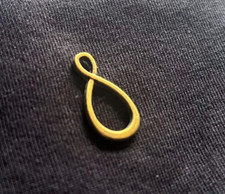 Chi Chakra Healing Pendant Magic Amulet Gold Necklace Handmade Metaphysical