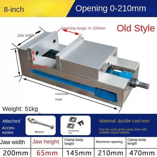 Flat Mouth Vise Corner Fixed High Precision CNC Grinding Machine Milling Machine - Picture 4 of 11
