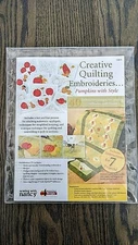 sewing with Nancy Creative Quilting Embroideries - Pumpkins with Style