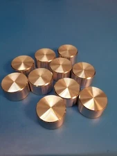 Brushed Aluminum Potentiometer Control Knob  22(D) x13 (H) mm for Mod 1/4" shaft
