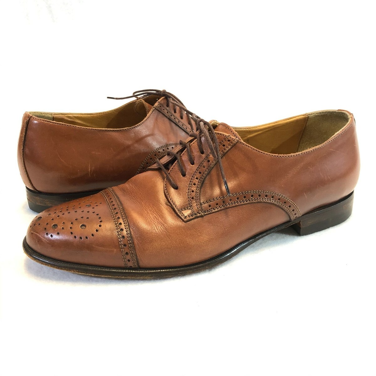 Men\'s Vero Cuoio Brown Leather Lace-Up Brogues Men main image 4