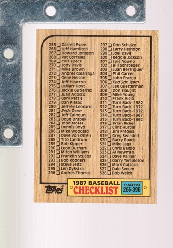 1987 Topps Tiffany #261-525 NM+ SUPER RARE! Pick From List Up To 50% OFF SAVE! - Picture 121 of 240