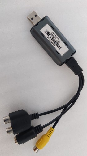 USB 2.0 VCR VHS to DVD Converter Adapter Audio Video Capture Card for Laptop PC - Afbeelding 3 van 5