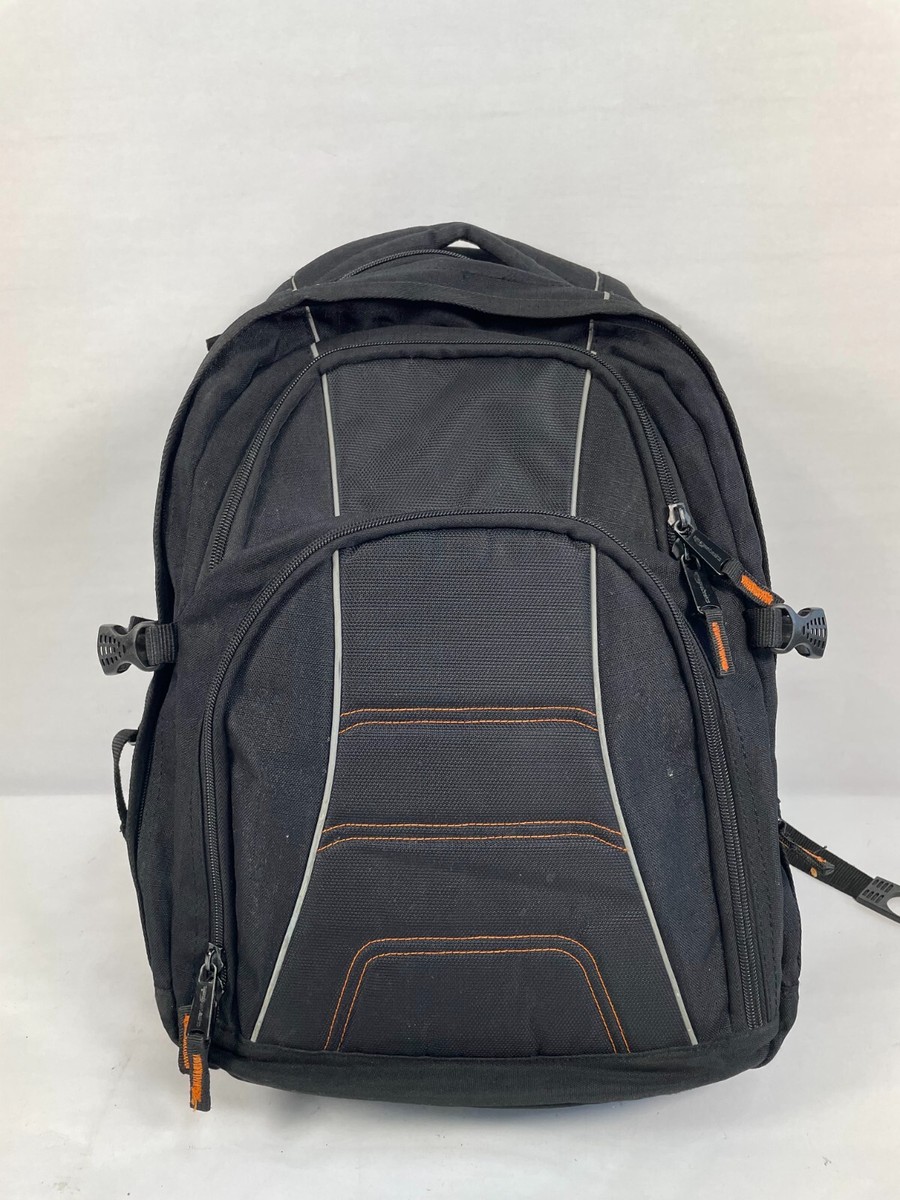 amazon basic backpack laptop bag Amazon Basics Men's Black Backpack Laptop Bag