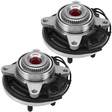 SET OF 2 Front Wheel Bearing Hub Assy for 4WD 2018 -2020 Ford F-150 w/ ABS v7