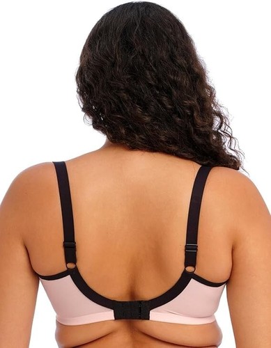 Elomi Carrie Underwire Plunge Bra #301802 UK Sizes J-K Ballet Pink NWT $70 - Picture 3 of 6