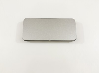 Velos Tin Pen Case Large Silver Color