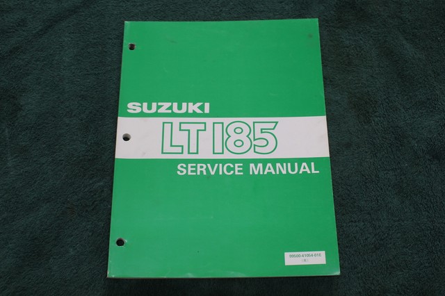 1984 SUZUKI QUADRUNNER 185 LT185 2X4 OEM SERVICE MANUAL BOOK | eBay