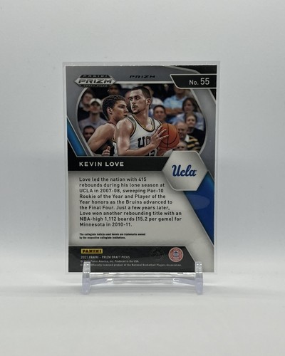 2021-22 Panini Prizm Draft - #55 Kevin Love Orange Ice - Picture 2 of 3