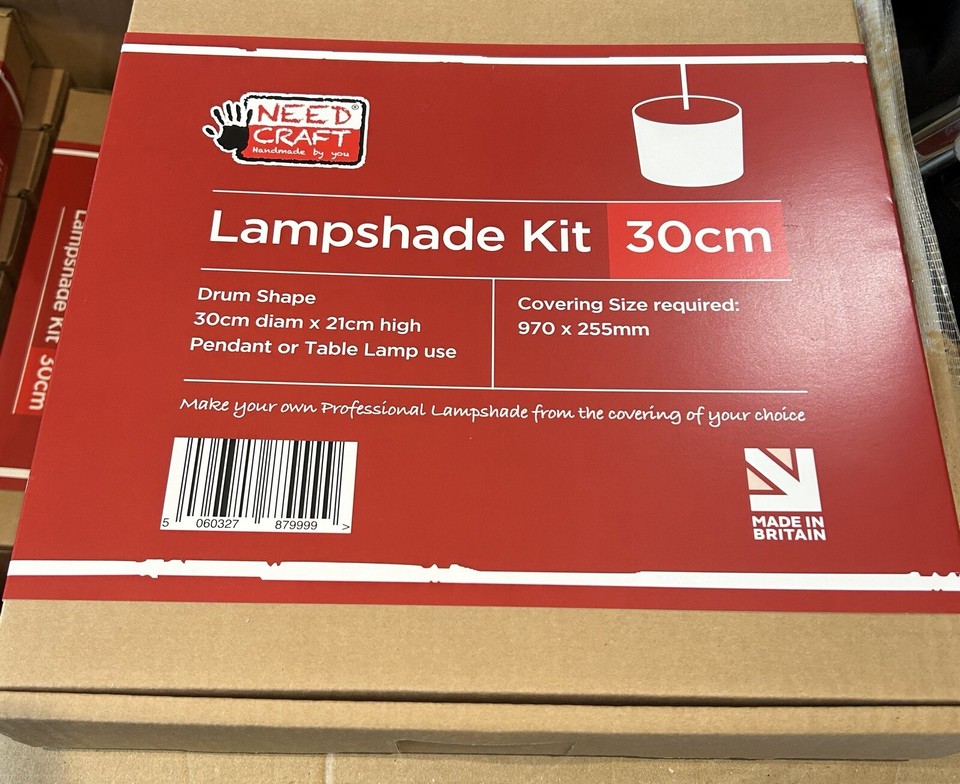 Round lampshade kits 25cm & 30cm eBay