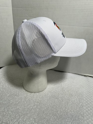 Pan American Masters Games 2024 Cleveland Mens SnapBack White Trucker Hat Cap - Afbeelding 4 van 5