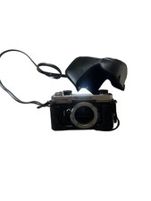 Vintage Fujica ST705 Camera with Leather Camera Case For Parts or Reparing 