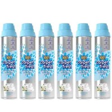 Image of 1001 Carpet Fresh soft jasmine & linen Odour Eliminator Spray 300ml x 6