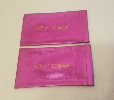 Stylish Pink Sunglasses 2 Pairs And Betsey Johnson Hard Sunglasses Case Betsey Johnson Signature Logo Sunglasses Case, Patent Pink  main image 2