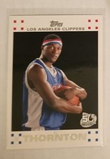 2007-08 Topps Al Thornton - White Rookie Card #14 of 14  Los Angeles Clippers