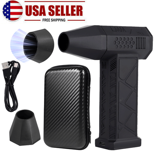 130000RPM Turbo Blower Jet Fan Violent Turbofan Brushless Motor Rechargeable US