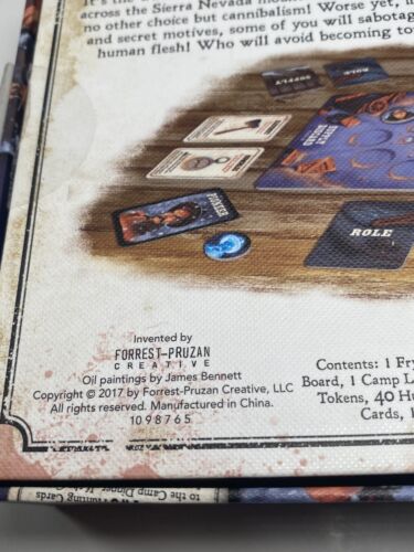 Donner Dinner Party gioco da tavolo di Chronicle Books -- 100% completo - Foto 15 di 15