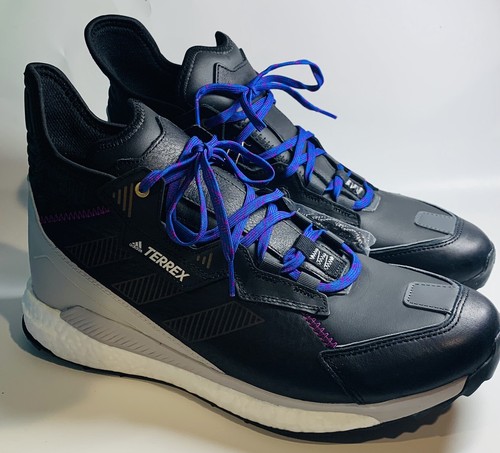 Adidas Menâs TERREX FREE HYPERBLUE MID HIKING SHOES Size: 11 | eBay