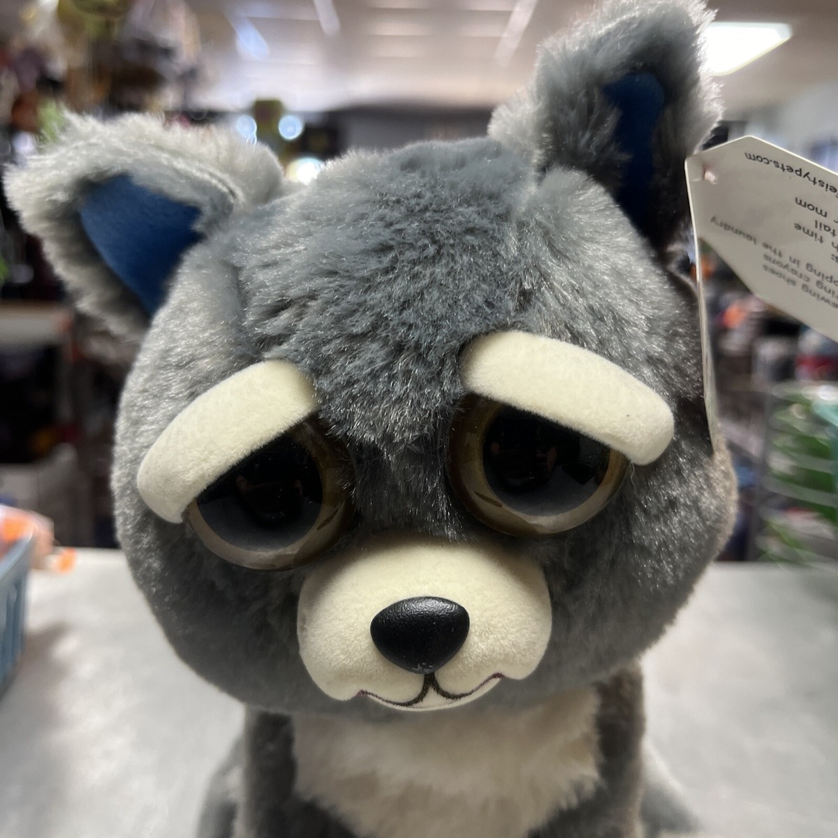 Feisty Pets Sammy Suckerpunch the Dog Plush With Tags Clean | eBay