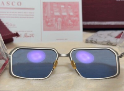 JACQUES MARIE MAGE VASCO Sunglasses Blue/Silver | eBay