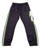 Men's Kinetic Kings Lightning Bolt Graphic Pants Size Medium Black Made in USA