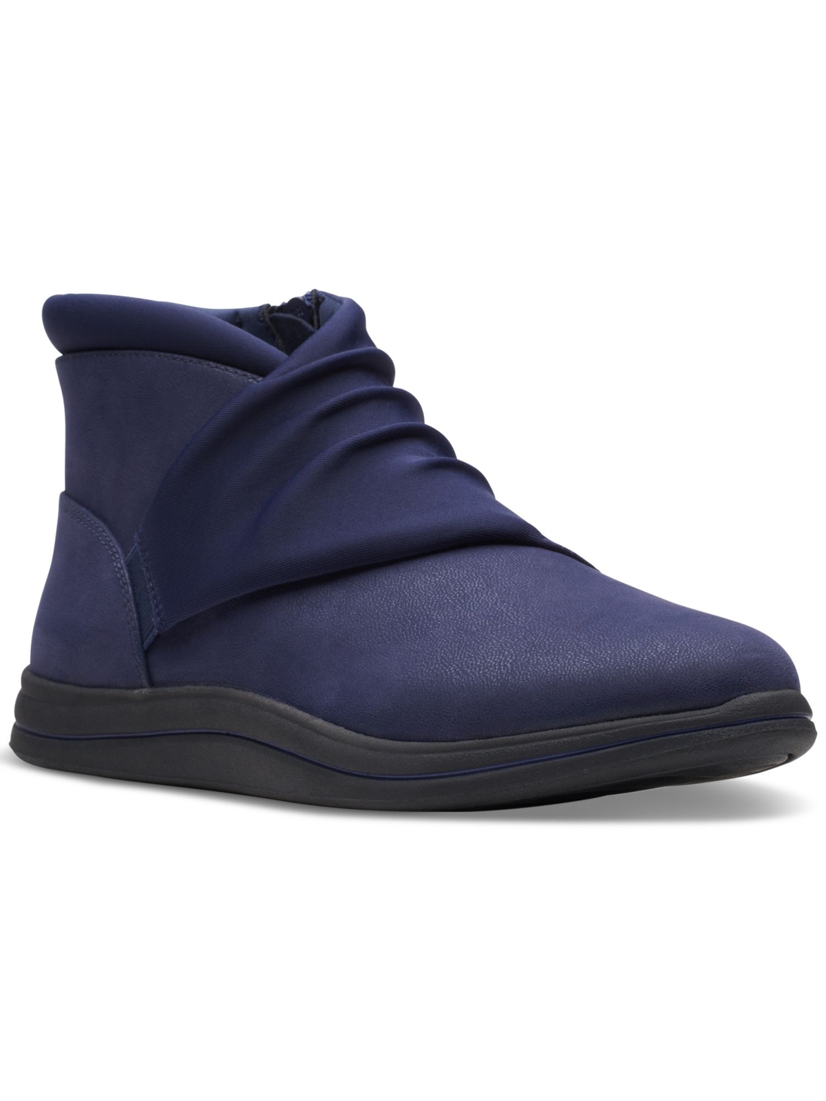 Женские ботильоны CLOUD STEPPERS BY CLARKS Navy Breeze с круглым носком на молнии, 9,5 М
