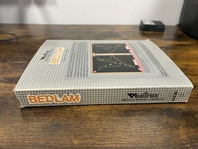 Bedlam (Vectrex) Complete CIB - Box, Cart, Overlay & Manual - Tested! Authentic!