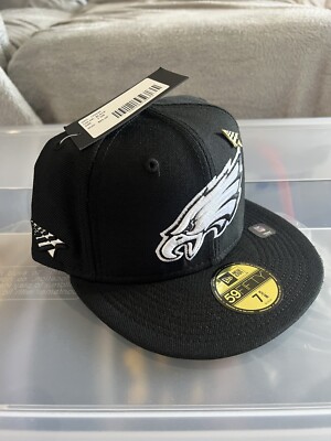 New Era Paper Planes Philadelphia Eagles 59fifty Hat Size 7 5/8 Roc Nation NFL