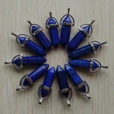 Quartz Necklace Crystal Healing Point Cut Gemstone Pendant Reiki Chakra Necklace