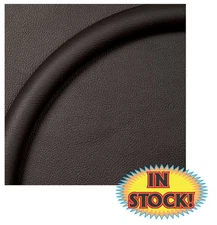 Billet Specialties 28708 - 14" D-Shaped Half Wrap Trim Ring - Black Leather