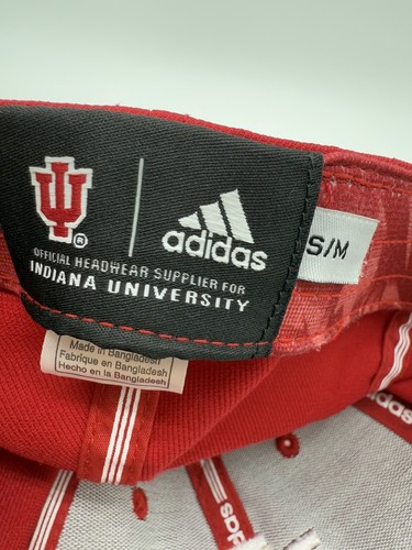 Indiana University Hoosiers IU adidas Hat Size S/ M - Picture 7 of 11